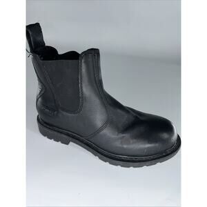 Red Wing Worx Boots Mens 9.5 M 5424 Chelsea Joist 6" Romeo Steel Toe Pull On